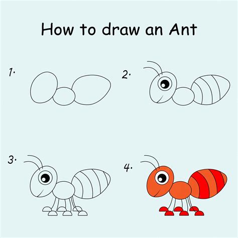 螞蟻畫法|簡單幾步畫出可愛小螞蟻｜Simple Steps to Draw an Ant｜昆蟲及 